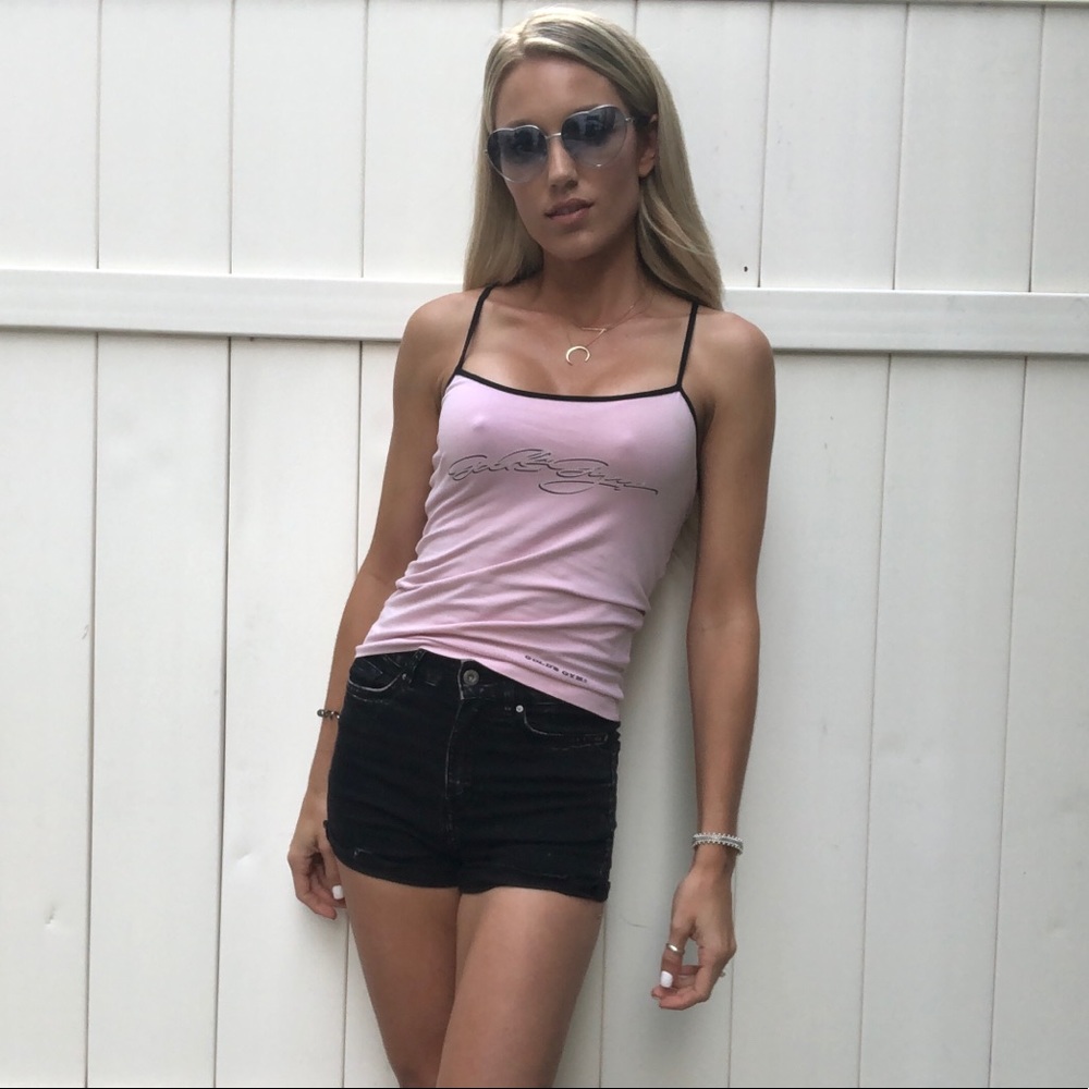 Light Pink Gold’s Gym Tank Top